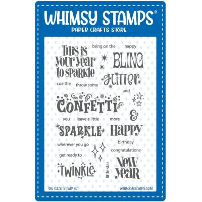 Whimsy Stamps Stempel - Cue the Confetti